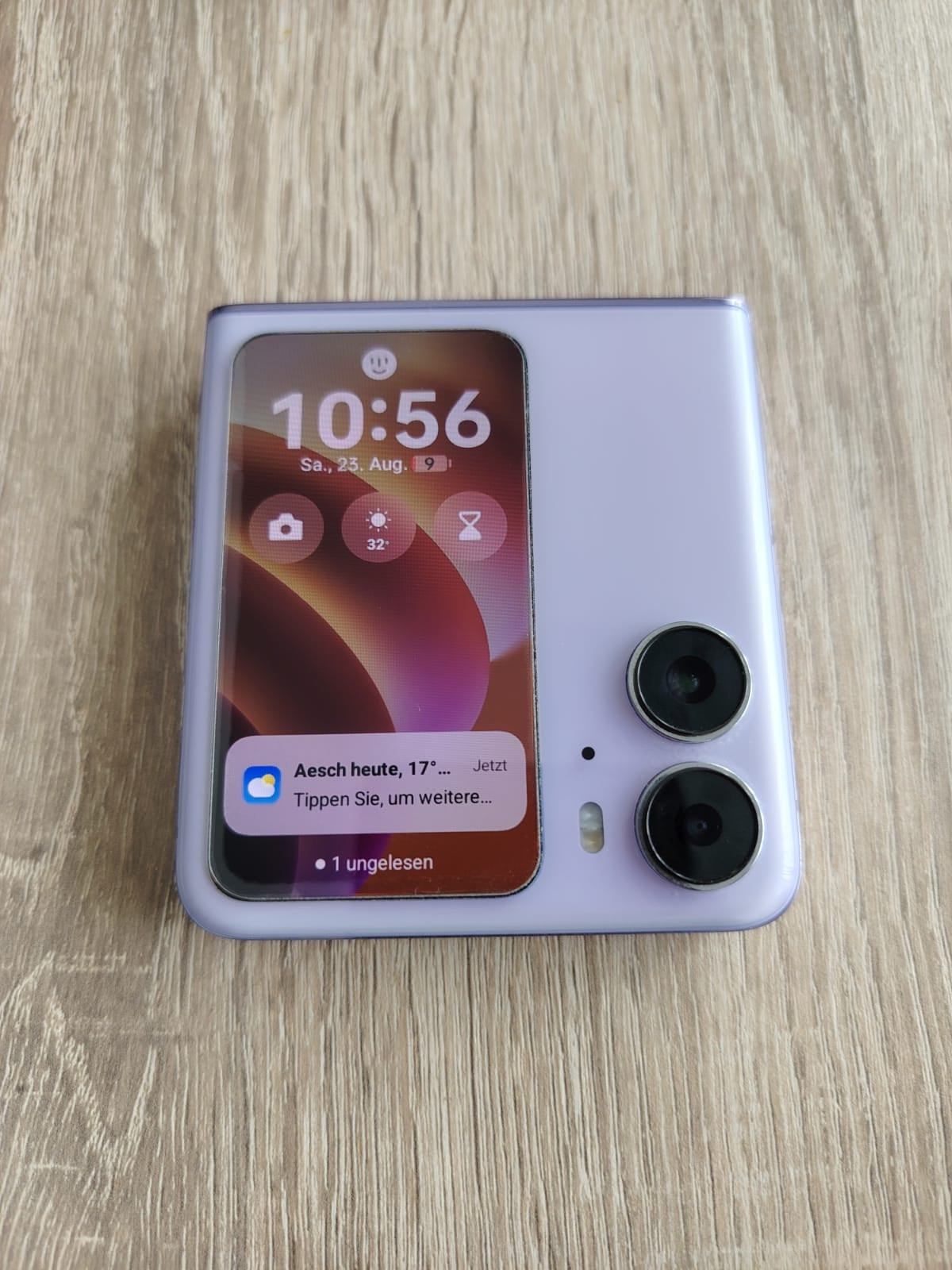 OPPO Find N2 Flip (256 GB, Moonlit Purple, Dual SIM, 5G) (Gebraucht Artikel mit Garantie bis 17.03.2026 )