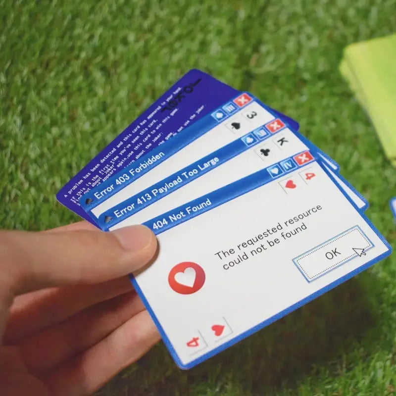 Windows-Fehler-Spielkarten - So Cool