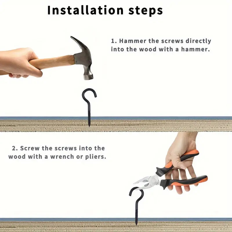 3,48 cm Schrauben Haken