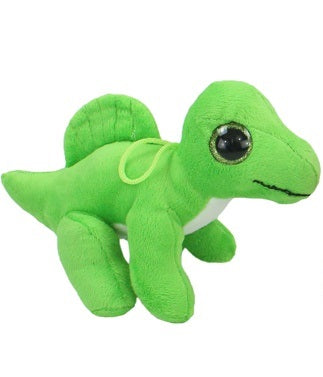 Dino mit Glitzeraugen 3 fach sortiert stehend ca 20 cm