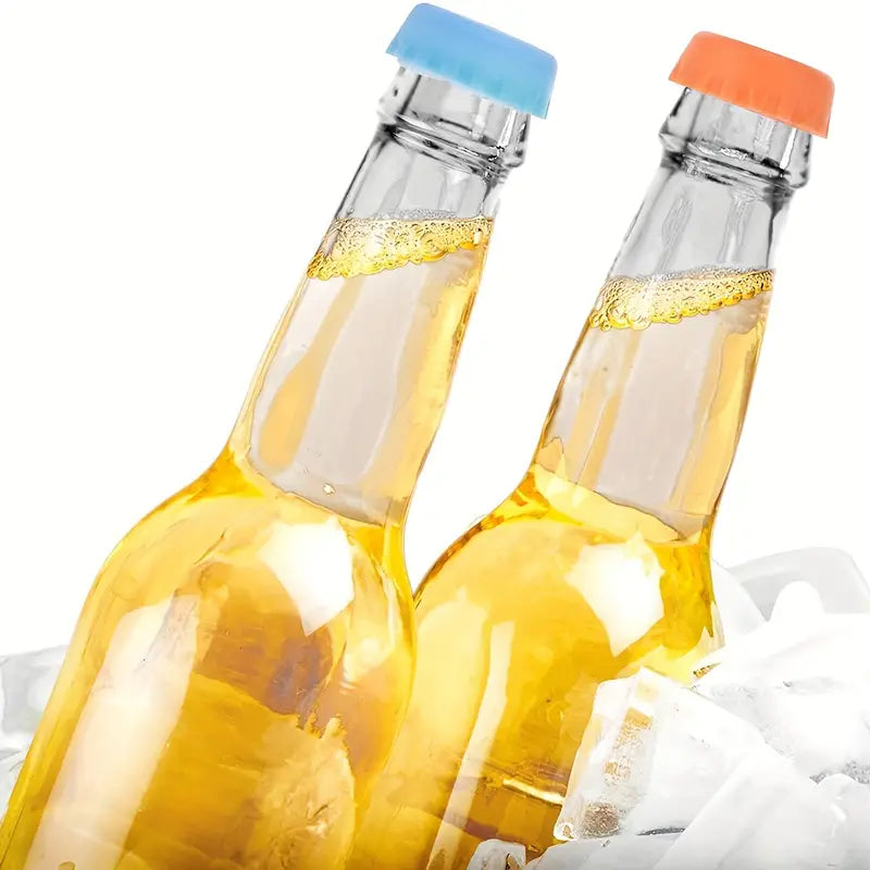 6er Set Wiederverwendbare Silikonflaschenkappen