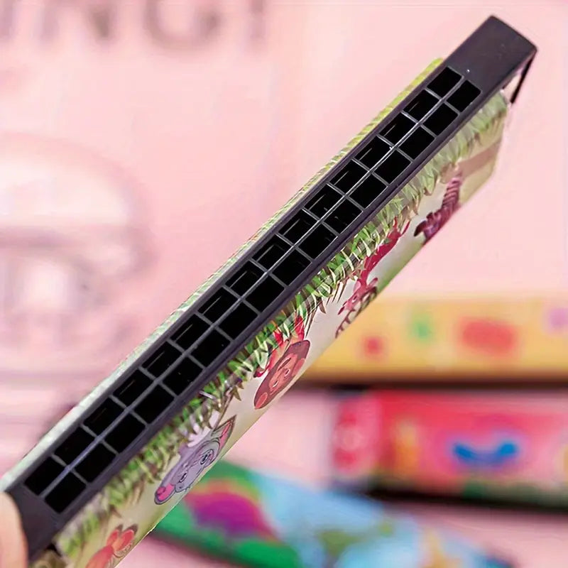 Cartoon-Muster Mundharmonika für Kinder - Zufallslieferung