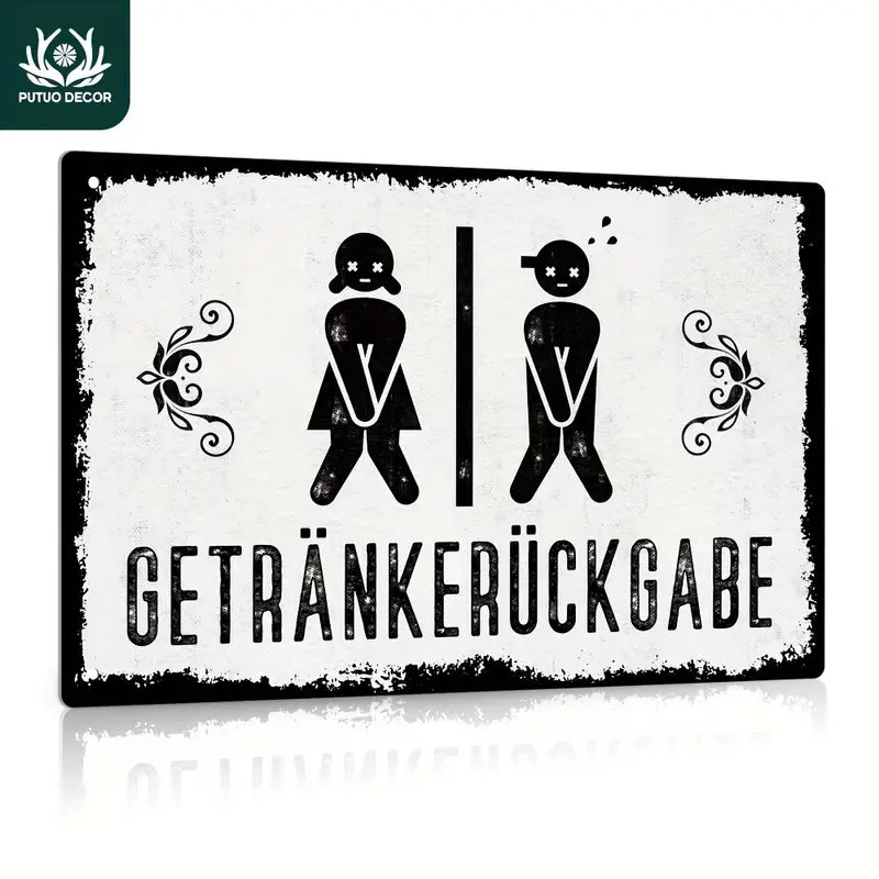 Metall-Blechschild mit lustigen verschiedenen Sprüchen