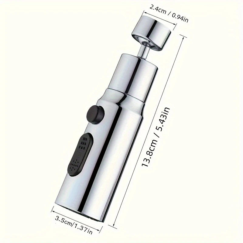 360° drehbarer Wasserhahnbelüfter mit 3 Sprühmodi