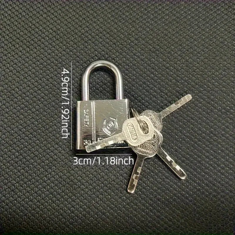 Wasserdichtes, Rostfreies Vorhängeschloss Mit 4 Schlüsseln