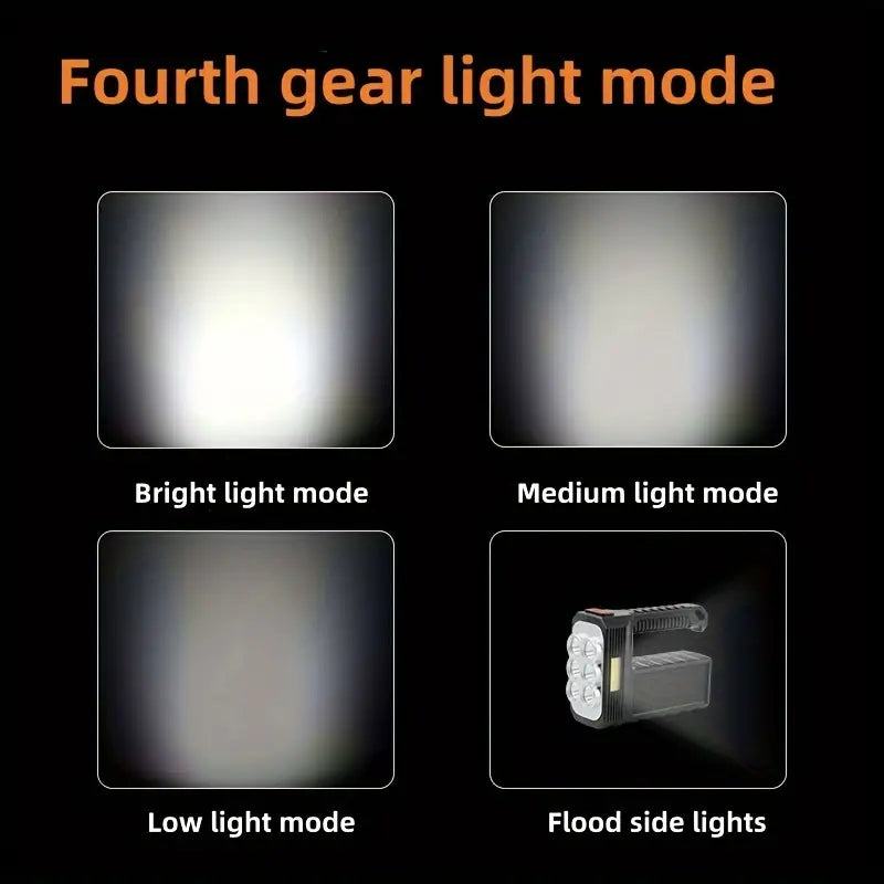 Superhelle Tragbare Solar-LED-Suchscheinwerfer-Taschenlampe