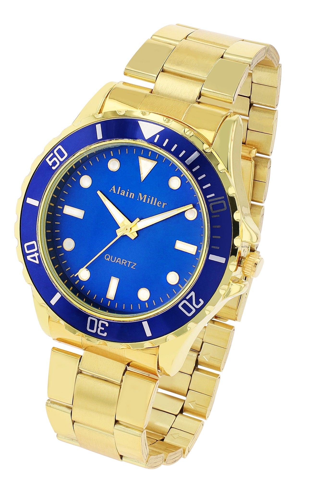 Alain Miller Alain Miller Herrenuhr mit Edelstahlarmband Elektroniktrade Switzerland
