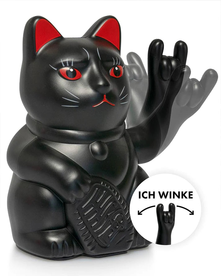 Winkekatze Rockhand, Schwarz