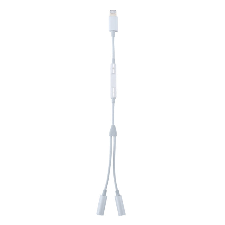 APPLE 8-Pin-Stecker mit Dual 3,5-mm-Buchse-Kopfhörer-Kabel-Steuerung Audioadapter Elektroniktrade Switzerland