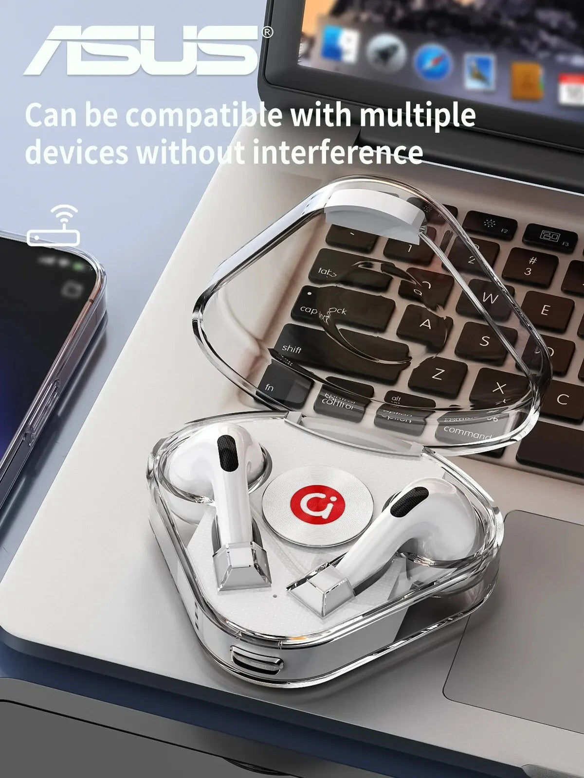 Asus Adol Fashion Series by Asus AS-938 Bluetooth Earbuds in Weiss Elektroniktrade Switzerland