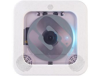 auvisio Tragbarer Akku-CD-Spieler & UKW-Radio, Bluetooth, Timer, USB, AUX Elektroniktrade Switzerland