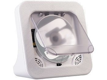 auvisio Tragbarer Akku-CD-Spieler & UKW-Radio, Bluetooth, Timer, USB, AUX Elektroniktrade Switzerland