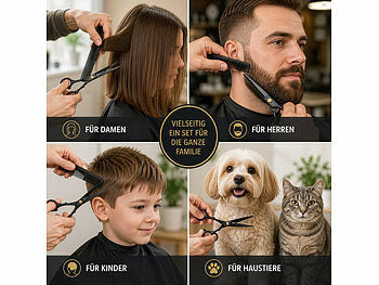 Sichler Beauty Profi-Haarscheren-Set mit Haarschneide- und Modellierschere, Kamm, 17 cm erhältlich auf eMall