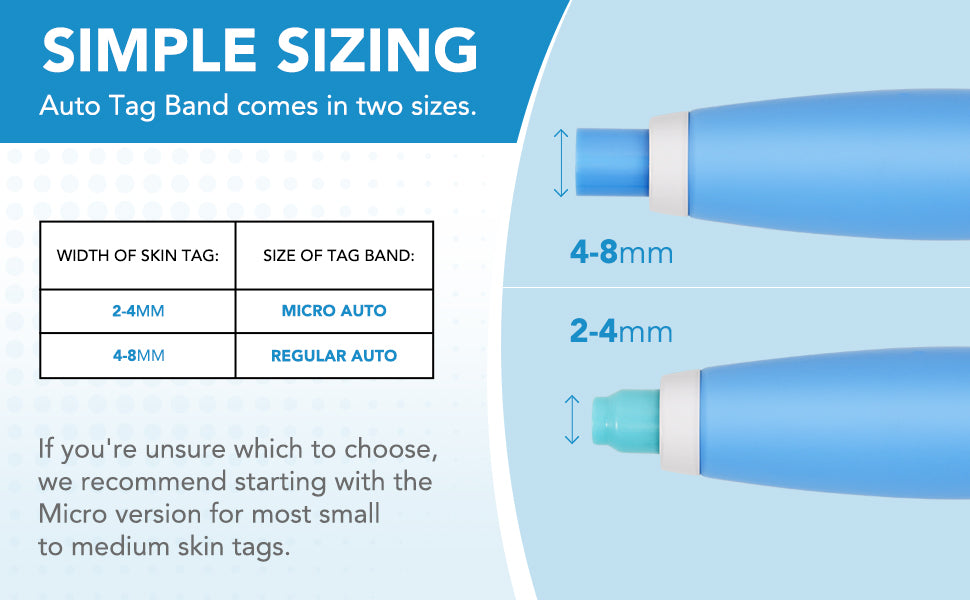 Set zur Entfernung großer & kleiner Stielwarzen mit Tupfern - Skin Tag Remover