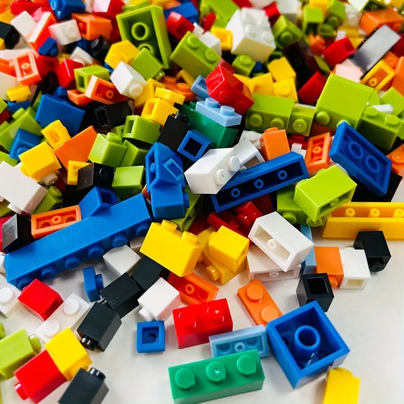 1000 Stück kleine Bausteine in Zufälligen Farben