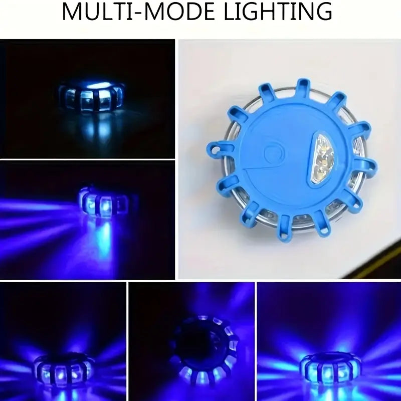 LED SOS Notsicherheits-Blinklicht - Signallicht Blau Einzel & Sets