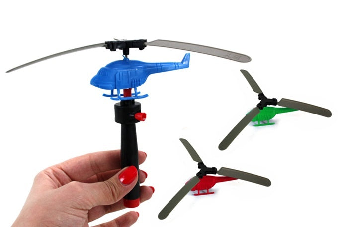 Abschieß Hubschrauber in rot - ca 9cm