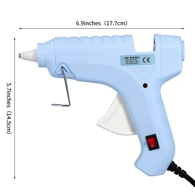 Heißklebepistole 110V/220V 40Watt in Blau