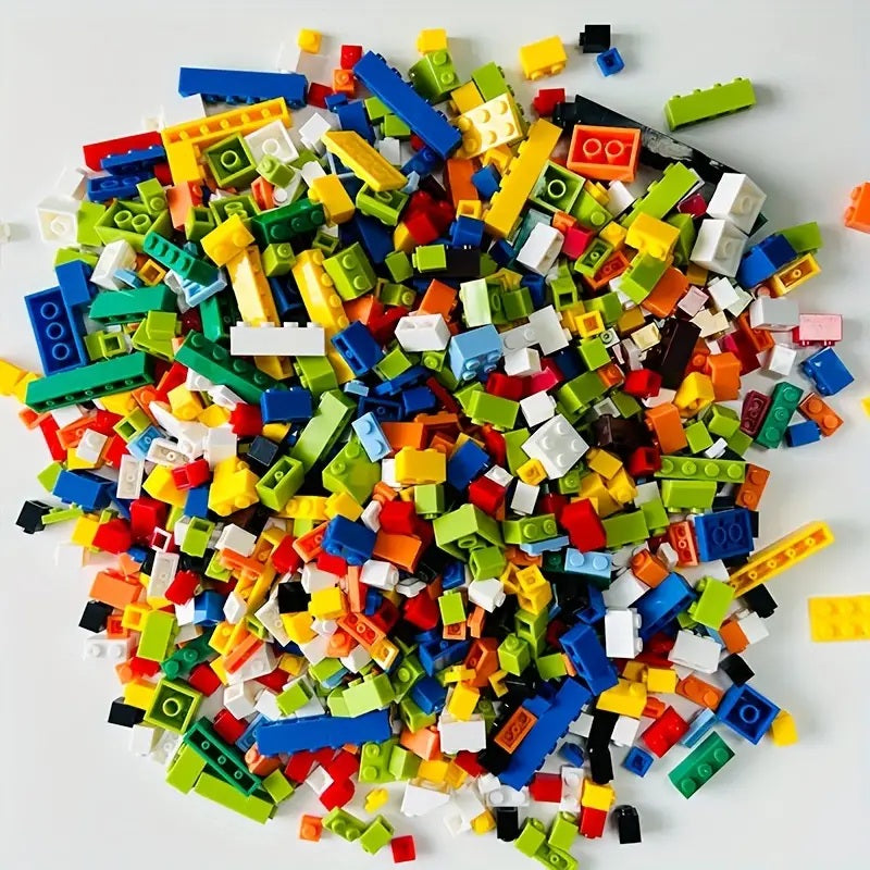 1000 Stück kleine Bausteine in Zufälligen Farben