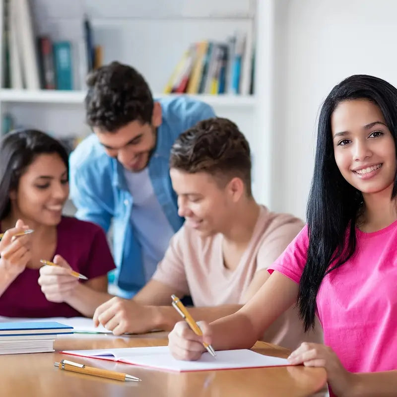 Feine EcoPens Bambus-Retractable Kugelschreiber - Bambus Holz