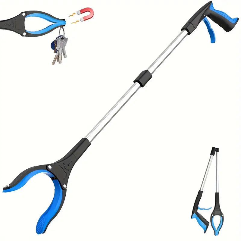 Faltbarer Greifer Picking Tool, 81.28cm, Geeignet Für Ältere Menschen in Blau