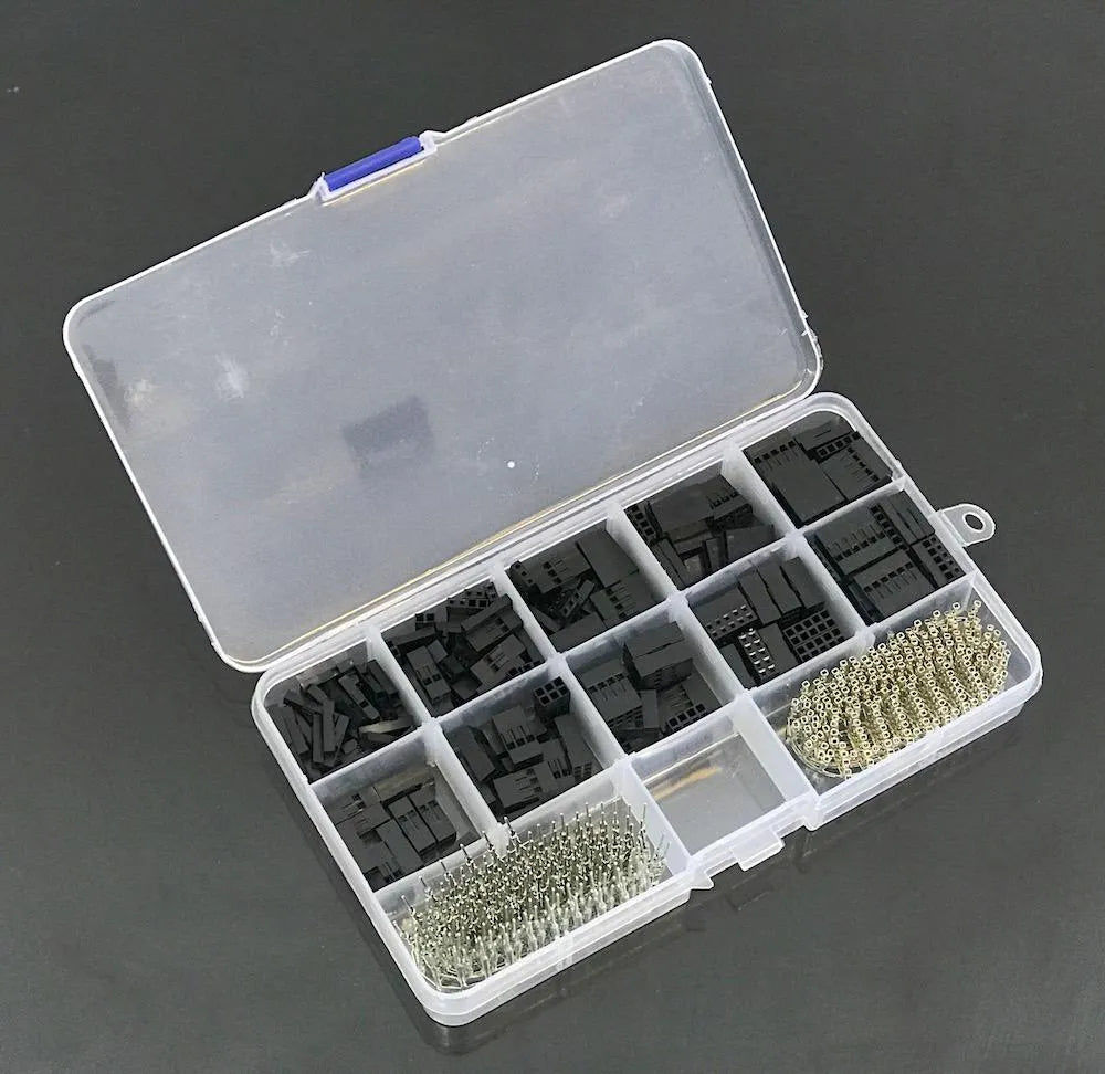 BerryBase 610-teiliges Dupont Crimp Steckverbinder-Set in Kunststoffbox elektroniktrade Switzerland