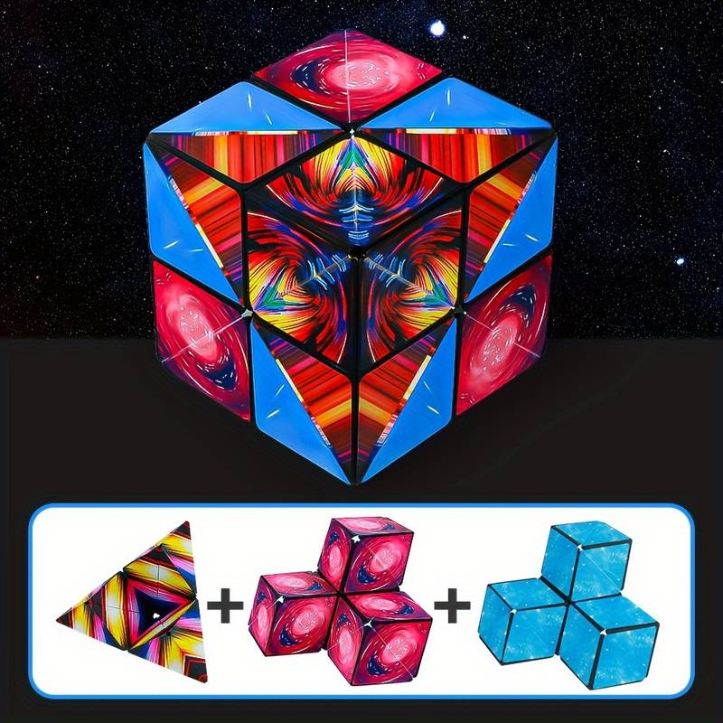 Shashibo Cubes - 3D-Geometrie-Zauberwürfel, Puzzle-Quadrate Vol.1