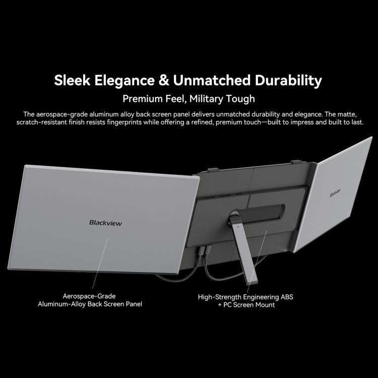 Blackview Blackview DCM8 15.3 inch Dual Display Portable Laptop LCD Monitors Screen Extender with Stand, DCM8 elektroniktrade Switzerland