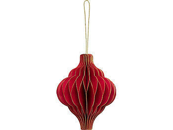 Britesta Britesta Weihnachtsdeko Set: 24er-Set Weihnachts-Deko zum Aufhängen, 3D-Ornamente aus Papier elektroniktrade Switzerland