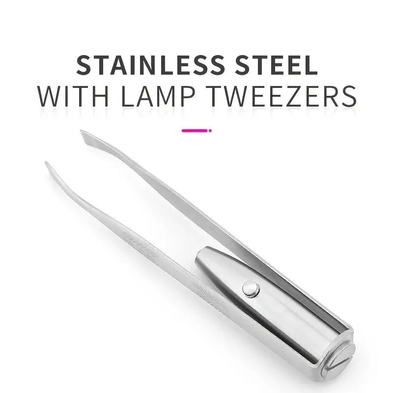 Tweezer Mit LED-Licht, Augenbrauen-Haarentfernungswerkzeug