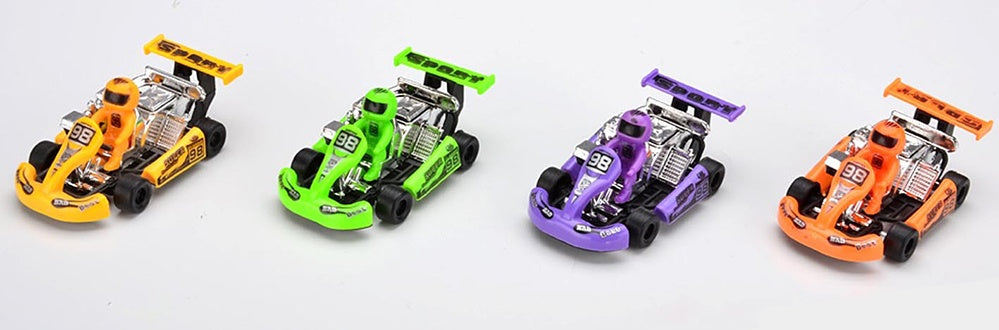 Go-Kart 4-farbig sortiert ca 9cm