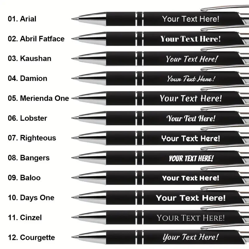 10 Stück Individuell Gravierte Personalisierte Stifte Mit Stylus