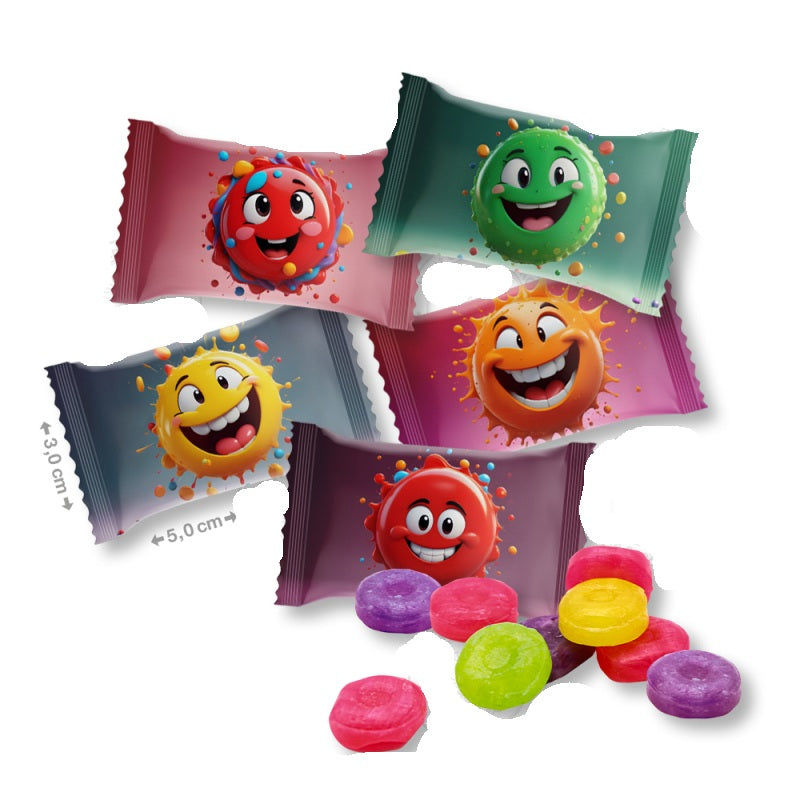 candytoys.ch 200 x Bonbon-Mix "Frucht" 700g Elektroniktrade Switzerland