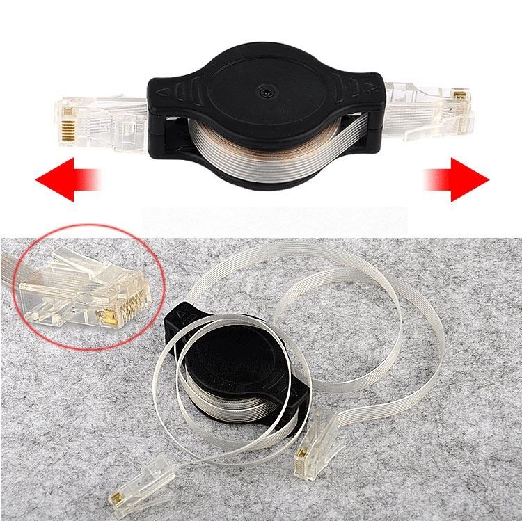 CAT5e Einziehbares RJ45- zu RJ45-Kabel