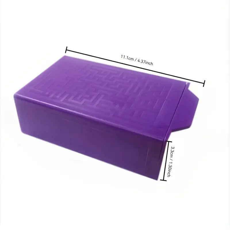 Push-Pull Zauberbox mit verstecktem Fach – Lila Kunststoff