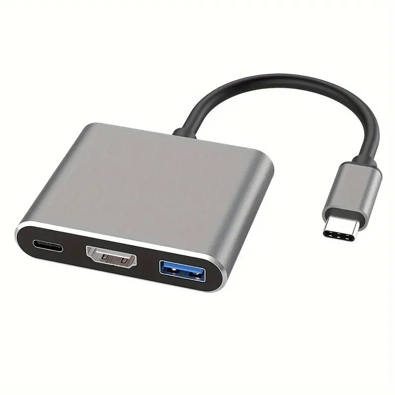 USB-C zu HDTV-Multiport-Adapter, Typ-C-Hub Thunderbolt 3 zu HDTV 4K-Ausgang