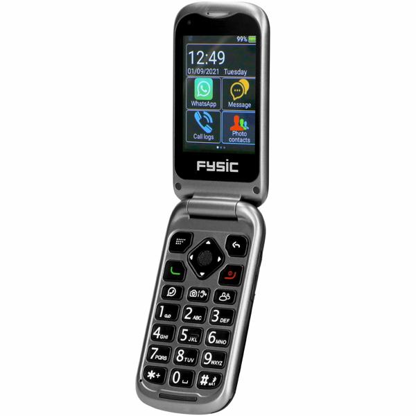 Fysic F25 - Benutzerfreundliches 4G Handy für Senioren mit Notruftaste & Whatsapp