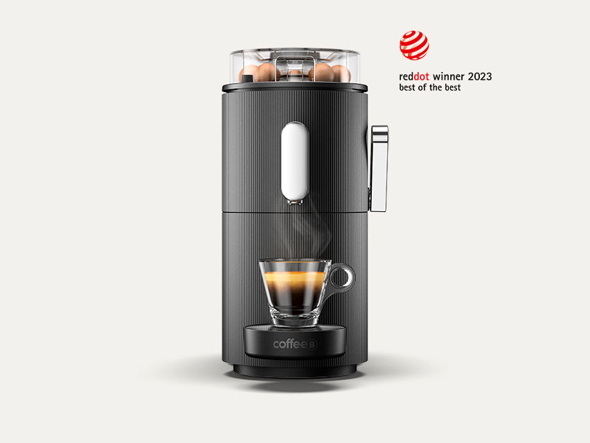Coffee B Kaffeemaschine Globe Rot / Schwarz / Weiss / Grau Elektroniktrade Switzerland