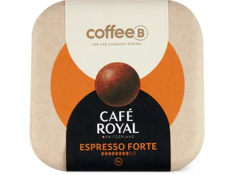 CoffeeB By Café Royal · Kaffeebälle · Espresso Forte. Intensität: 8/10
