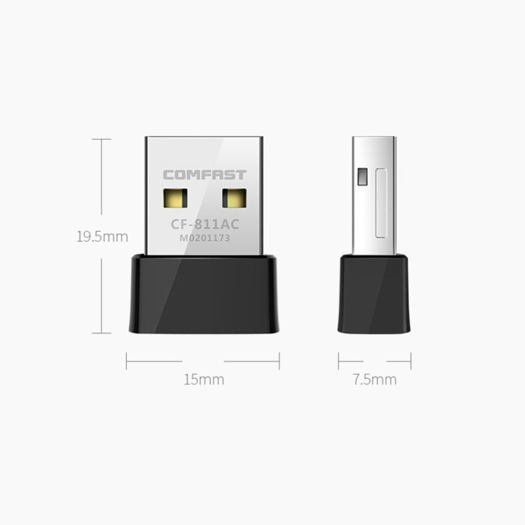 COMFAST COMFAST CF-811A 650MBPS DUAL-BAND WIFI USB Netzwerk Adapter Elektroniktrade Switzerland