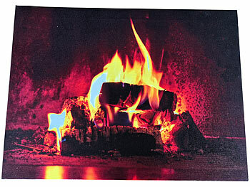 Simulationem gemütliche Strand Leinwandbilder 3D-Flammeneffekte