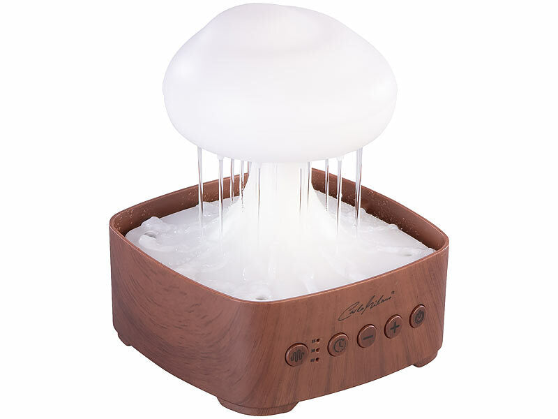 Regenwolke-Luftbefeuchter, USB-C, LED-Farbwechsel, 5 Naturgeräusche