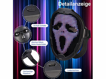 LED Maske Halloween