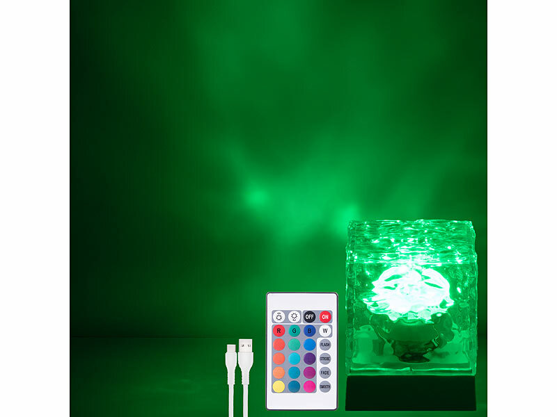 LED-Nordlicht-Sternenhimmel-Projektor, RGB, dimmbar, Fernbedienung