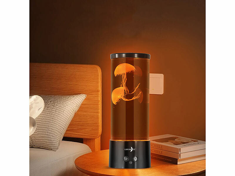 LED-Quallen-Leuchte, 17 Farben, 4 Modi, 3 Helligkeiten, Fernbedienung