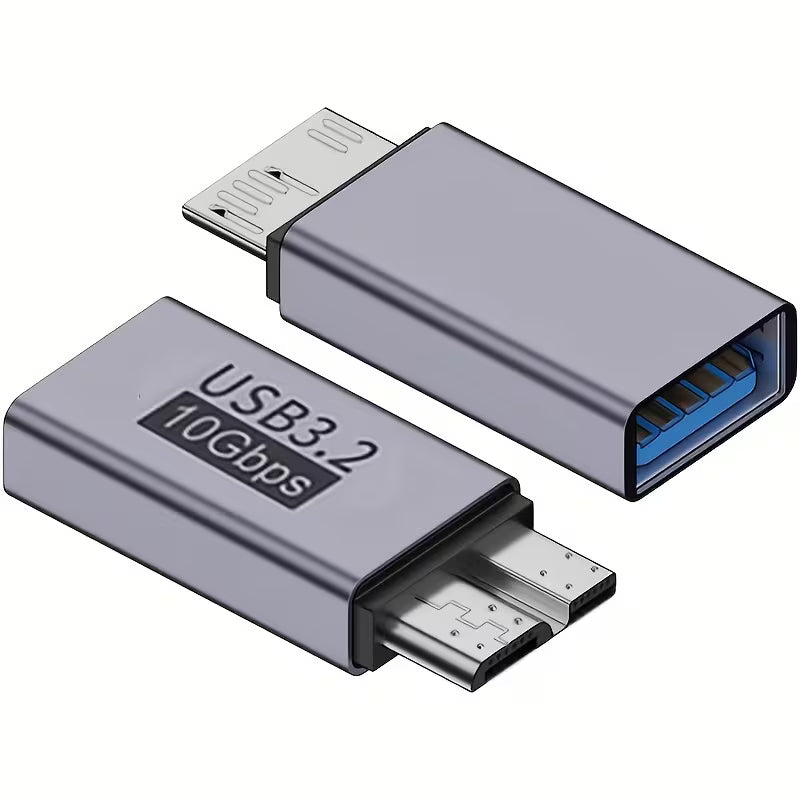 USB Micro B auf USB A/C Festplatten-Adapter 10Gbps