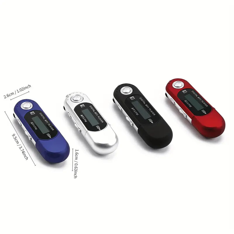 Einfacher MicroSD Karten Retro MP3 Player, Betrieb mit 1xAAA Batterie & MicroSD