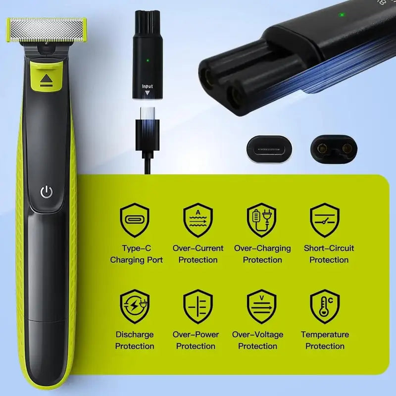 USB-C PD Netzteil mit DC 5V Konverter Adapter für Philips Rasierer