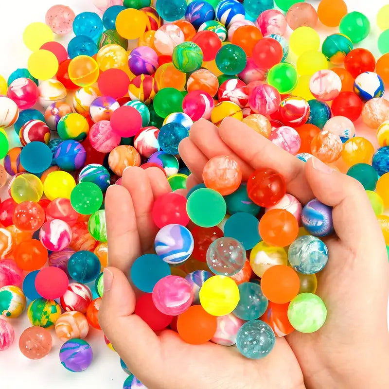 100er-Pack hochwertige Gummibälle, federlose kleine Springbälle