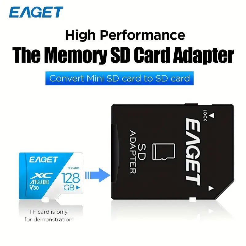 EAGET 5 x Micro SD/SDHC Speicherkartenadapter MicroSD zu SD Karte